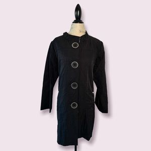 NWT Vintage Long Peacoat Big Buttons 1X